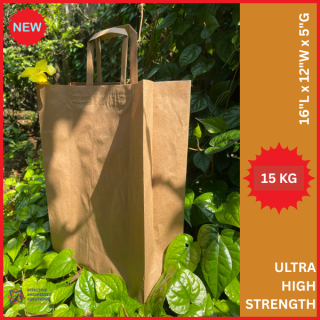 HIGH_STRENGTH_BROWN_PAPER_SHOPPING_BAG_NO.4(16''X_12''X_5'')_FLAT_HANDLE